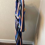 Ny Collection  Petite Striped Fit & Flare Dress Sz PM Photo 7