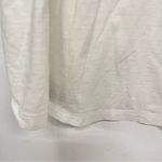 Lilly Pulitzer  White Long Sleeve Henley Shirt Womens M Pima Cotton Oversized Top Photo 5