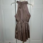 Angel Biba Champagne Satin Keyhole Romper Size AUS10/US6 Photo 4