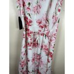 Lulus Treasure the Moment White Floral Print Ruffled Wrap Maxi Dress Large NWT Photo 10