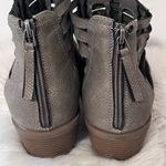 Maurice's  size 11 Gray Cutout Ankle Booties Photo 3