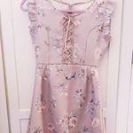 Japanese Kawaii Gyaru Harujuku Bow Lilac Floral Rose Lace Photo 0