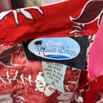 Y2K Blue Sky Red and White Floral Dress Size XL Photo 2