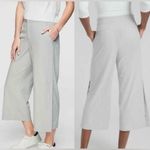 Athleta Tribeca Crop Pants Tern Grey Gray Size 10 READ Description Photo 1
