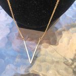ALDO  Vintage Women's Gold Tone Chain "V" Necklace Photo 1