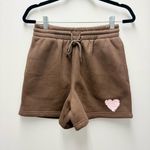 White Fox Boutique White Fox Love Yourself Lounge Shorts, Mocha Brown | Size Small Photo 1