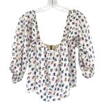 Stone Cold Fox  Floral Smocked Peasant Top Cottagecore Photo 0
