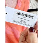 NWT Vale Genta Sleeveless Printed Apres Beach Mesh Dress Hot Coral Womens M / L Size M Photo 5