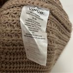 Vince  Chunky Waffle Knit Sweater Tank Khaki Small Photo 6