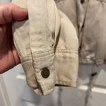 Rails Collins Military Jacket Cream Beige Bone Neutral Small Tencel Linen Blend Photo 4