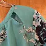 Torrid  Floral Top Shoulder/Collar Cut Out Detail Short Sleeve Shirt Plus Size 3 Photo 3