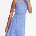 Old Navy Periwinkle Sleeveless Split V-Neck Dress Photo 0