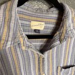 Universal Threads Universal Thread Women Long Sleeve Button Down Shirt Stripes Pastel Collared XXL Photo 2