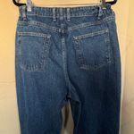 L.L.Bean Women Jeans Size 16R Blue Dark Wash Original Fit Relaxed Elastic 34x30 Photo 5