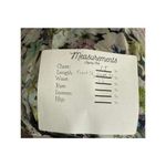 ZARA  Sleeveless Chiffon Floral High Low A-Line Maxi Sundress Dress M Grey Pink Photo 6