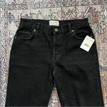 Free People We The Free Maggie Jeans NWT Midrise Straight Size 26 Washed Black Photo 3