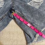 Indigo Rein Distressed & Shredded Jean Shorts Photo 15