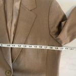 Lafayette 148 Wool Two Button Blazer Jacket Camel Tan Office Career Classic Photo 6