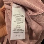 Midnight Bakery Blair Hacci Pajama Top Women's XL Pink Long Sleeve Pull On Photo 4