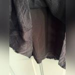 Susan Graver Black Mesh Animal Print V-Neck Top w/ Tie Sleeves – Size S. NWOT Photo 5