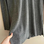 ZARA Grey and Silver Tunic Sweater, Long Sleeve Gothic Blouse, Size Medium Photo 10