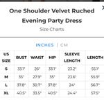 One Shoulder Velvet Ruched Evening Party Dress S royal blue formal going out Photo 9