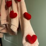 Sugar Thrillz Pink Jacket with Red Heart Accents Size L Photo 4