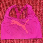 Puma  Seamless Active Stretch Purple Bra Size Small Low Support Photo 0