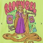 Disney  Tangled Rapunzel Lantern Icons Crewneck neon bold bright sweatshirt NWT M Photo 1