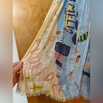 Spartina 449  Scarf Sea Island South Carolina Travel Destination Viscose Slub NWT Photo 9