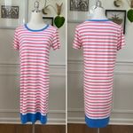Southern Tide Stripe Tshirt Dress Pink Blue S Photo 1