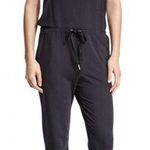 Alala Bondi Black Jumpsuit Stretch Tie Sleeveless Mesh Small S Photo 0