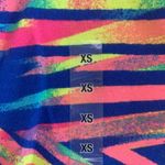 City Streets  Blue and Pink Geometric Leggings Photo 2