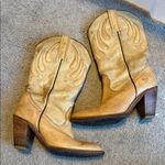 Frye Tan Leather Heeled Boots 7.5 Photo 0