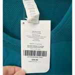 Fabletics  Baltic Teal Delta‎ Seamless Long Sleeve Athletic Top NWT Medium Photo 2