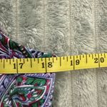 Talbots Dress Womens S Pink Green Paisley Sleeveless Sheath Preppy Retro Office Photo 5