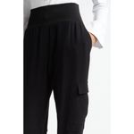 NWT Cinq a Sept Tous Les Jour Giles Joggers in Black Satin Pull Photo 11