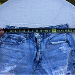 American Eagle  Outfitters Women's Distressed Blue Denim Shorts Size 12 Photo 4