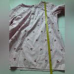 Talbots Women’s Shirt Jacquard Popover Cherry print Photo 7