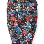 LuLaRoe Womens  Abstract Floral Cassie Skirt - Sz S Photo 0