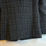 Mina Self Women's Black and White Tweed Blazer Photo 9