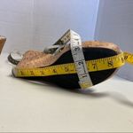 Jaclyn Smith , Cork Wedge Silver Sandals, Size 8M, open toe Photo 7