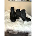 Lucky Brand Noryn Black Leather Ankle Booties Size 6/5 Photo 3