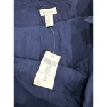 Chico's NWT Silky Crinkle Meleah Maxi Skirt Solid Midnight Blue Women's Size XL Photo 5