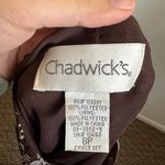 Chadwick's Vintage Brown Floral‎ Skirt, Fairycore, Boho, Bohemian, Fairy Grunge, Medium Photo 4