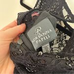 Adrianna Papell | Black Lace Beaded Sleeveless Dress Size 4 Women's NWT Photo 9