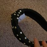 Kate & Mallory  Black Headband with Gold Accents Photo 6