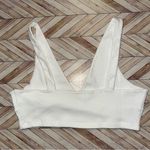 BP  Size Large White Halter Crop Top Photo 2