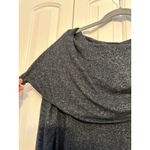 Bobeau Collection‎ by  gray cowl off the shoulder sweater 1X Photo 4