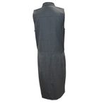 J.Crew  Gray Wool Sleeveless Lined Sheath‎ Dress 8 Office Workwear Professional Photo 2